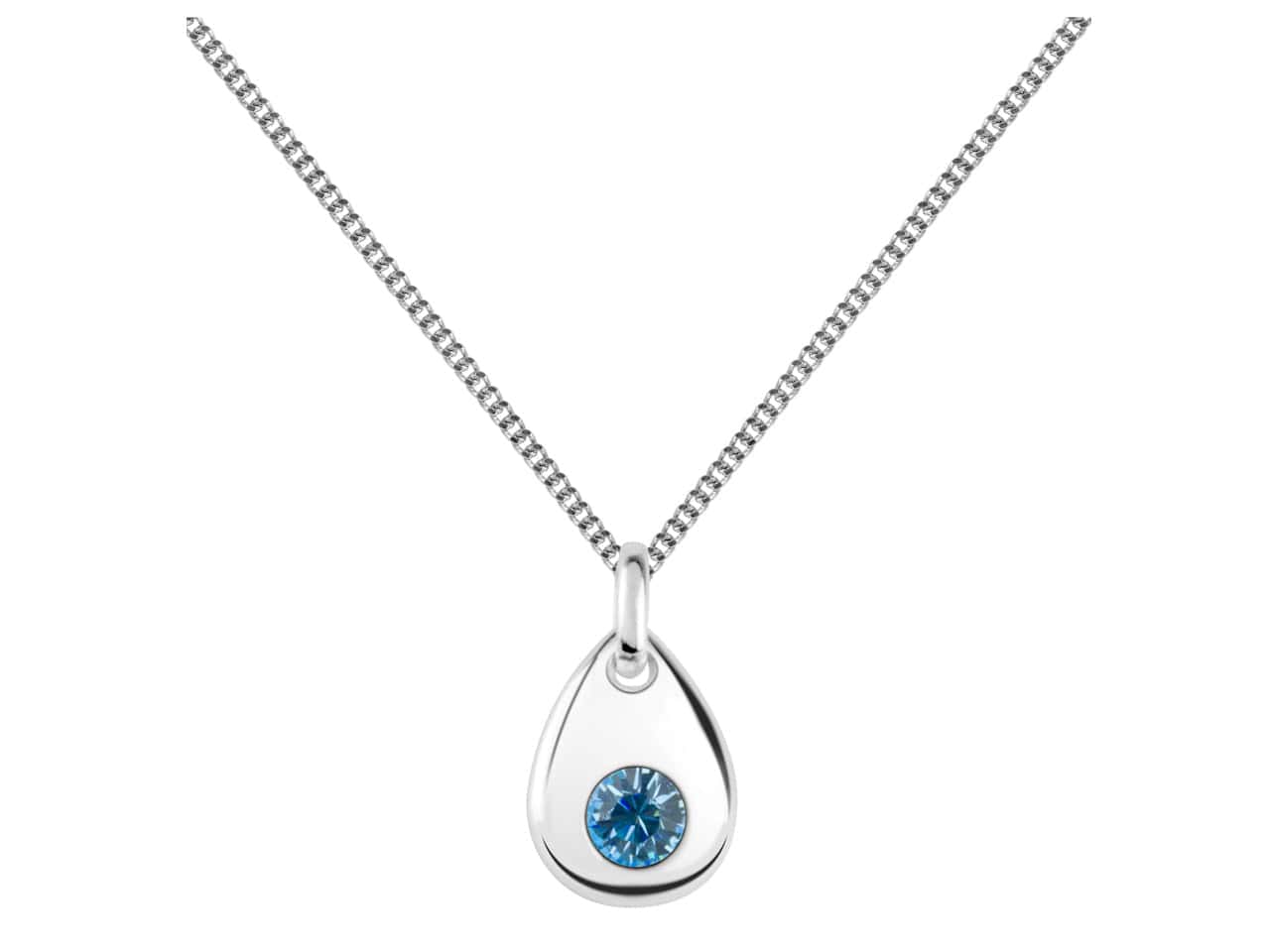 Load image into Gallery viewer, EverWith Birthstone Pendant - March / Aquamarine