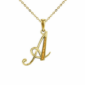 EverWith Alphabet Memorial Ashes Pendant - Letter A