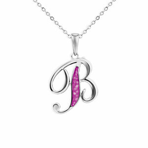 EverWith Alphabet Memorial Ashes Pendant - Letter B