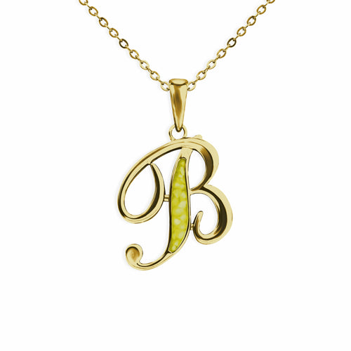 EverWith Alphabet Memorial Ashes Pendant - Letter B