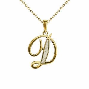 EverWith Alphabet Memorial Ashes Pendant - Letter D