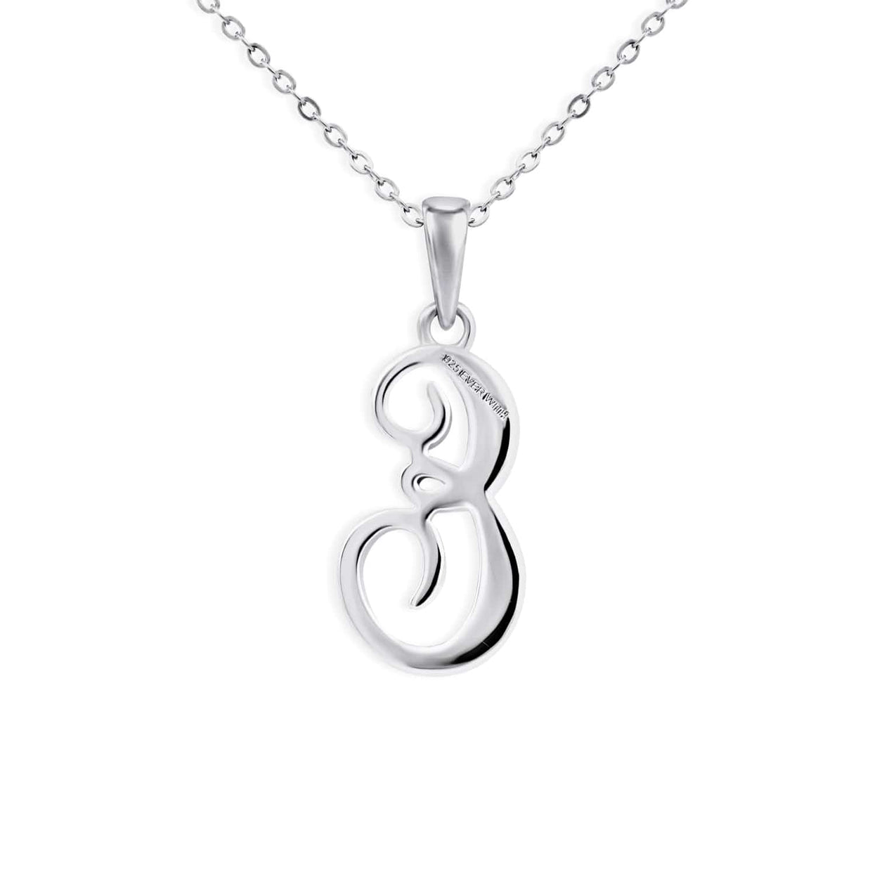 Load image into Gallery viewer, EverWith Alphabet Memorial Ashes Pendant - Letter E