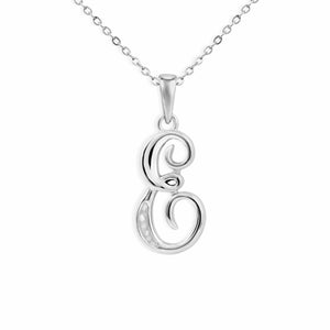 EverWith Alphabet Memorial Ashes Pendant - Letter E