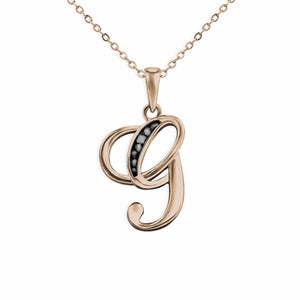 EverWith Alphabet Memorial Ashes Pendant - Letter G