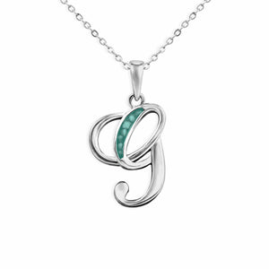 EverWith Alphabet Memorial Ashes Pendant - Letter G