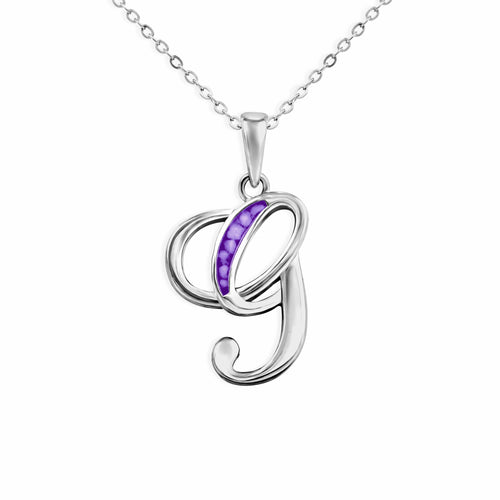 EverWith Alphabet Memorial Ashes Pendant - Letter G