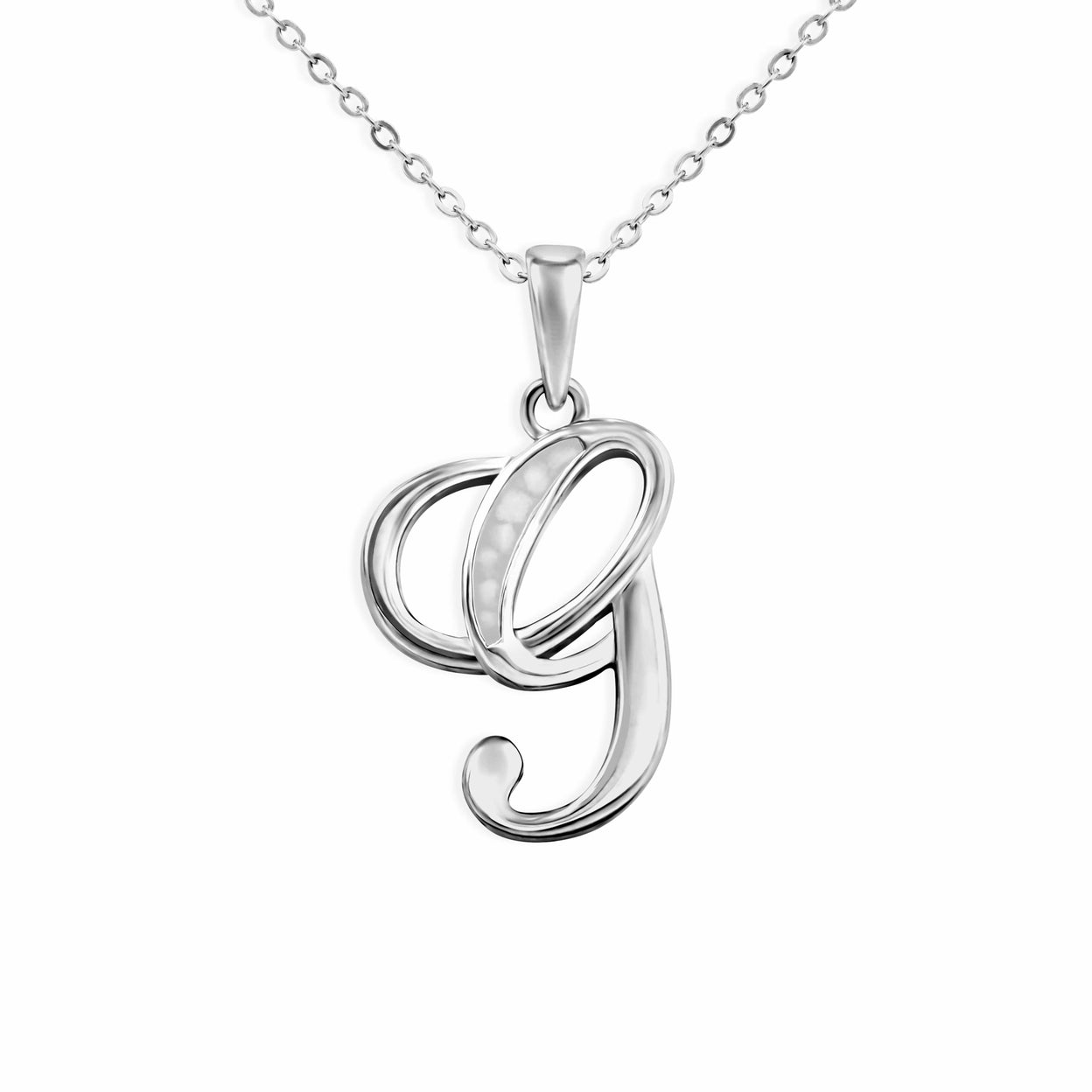 Load image into Gallery viewer, EverWith Alphabet Memorial Ashes Pendant - Letter G