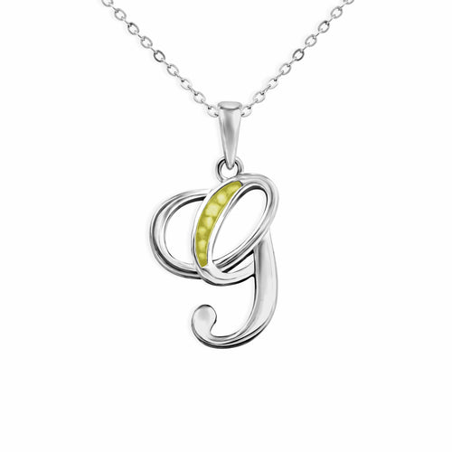 EverWith Alphabet Memorial Ashes Pendant - Letter G