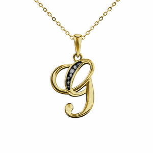 EverWith Alphabet Memorial Ashes Pendant - Letter G