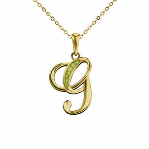 EverWith Alphabet Memorial Ashes Pendant - Letter G