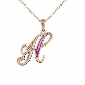 EverWith Alphabet Memorial Ashes Pendant - Letter H