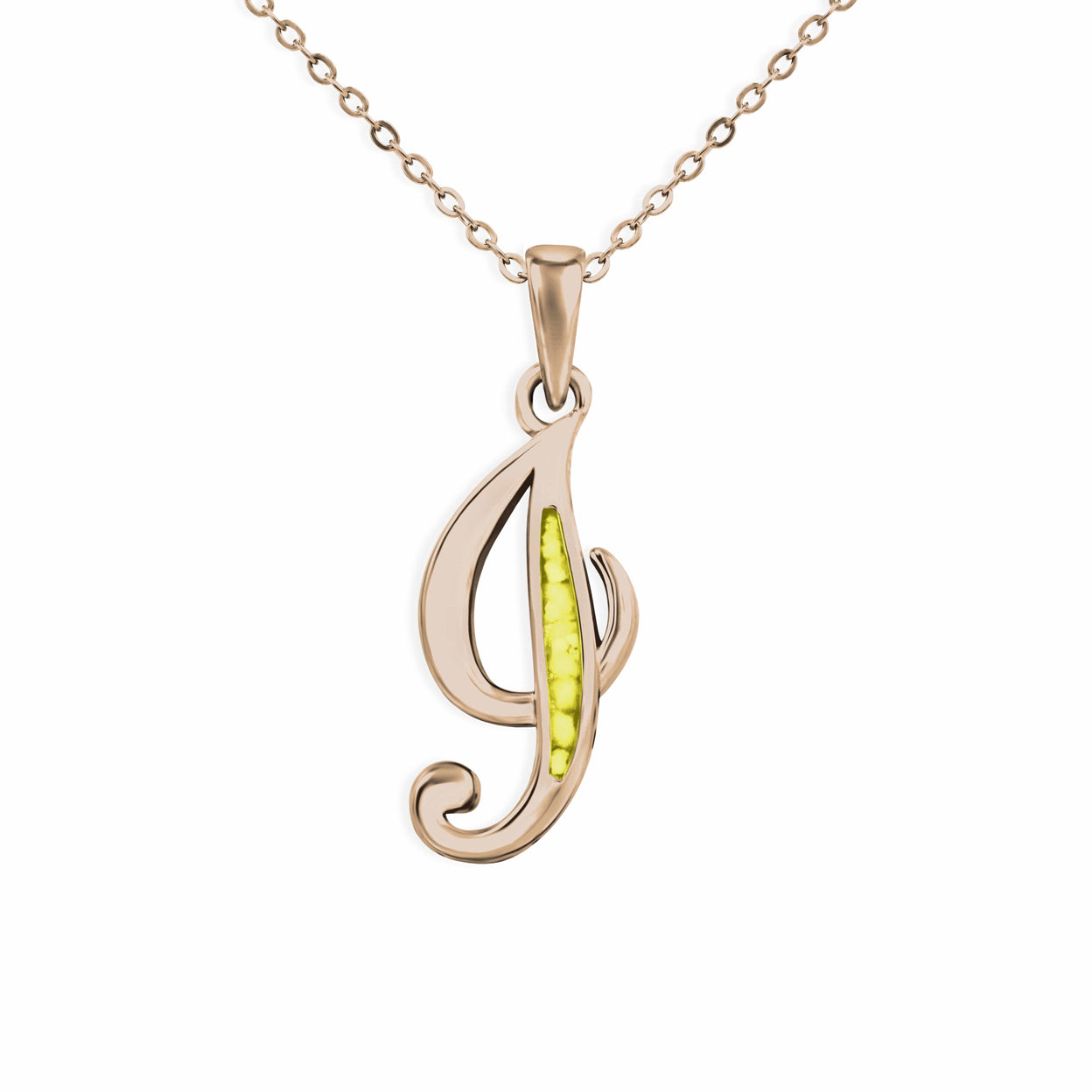 Load image into Gallery viewer, EverWith Alphabet Memorial Ashes Pendant - Letter I