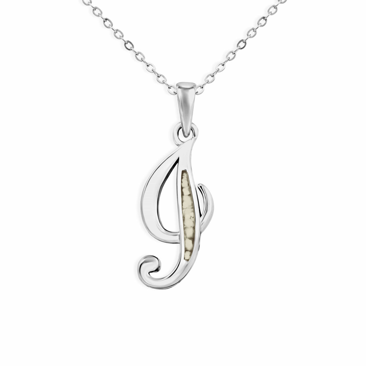 Load image into Gallery viewer, EverWith Alphabet Memorial Ashes Pendant - Letter I