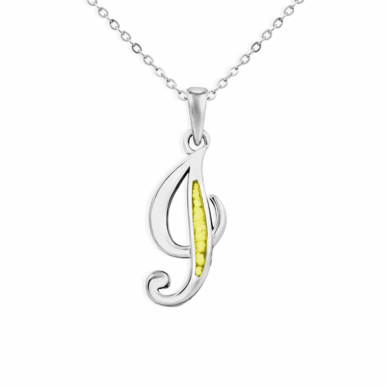 Load image into Gallery viewer, EverWith Alphabet Memorial Ashes Pendant - Letter I