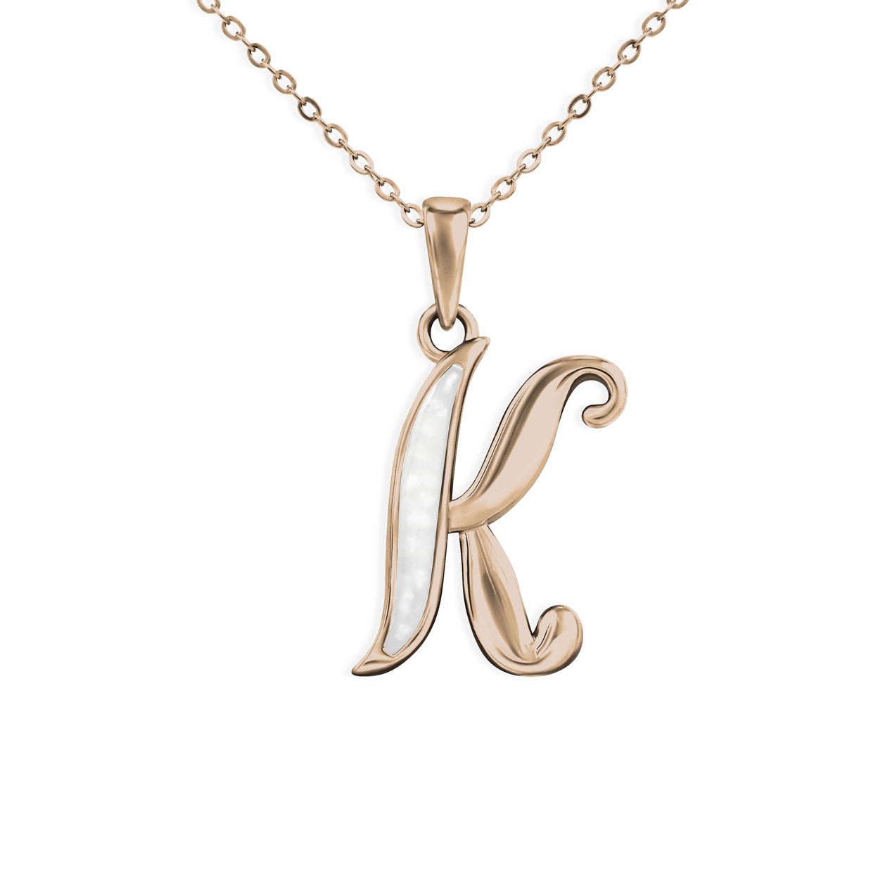 Load image into Gallery viewer, EverWith Alphabet Memorial Ashes Pendant - Letter K