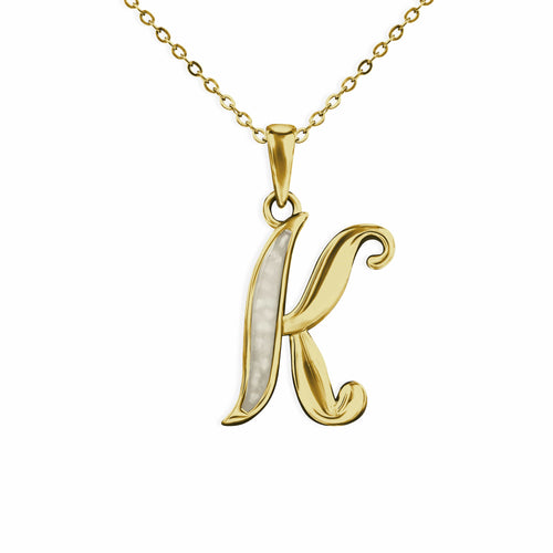 EverWith Alphabet Memorial Ashes Pendant - Letter K