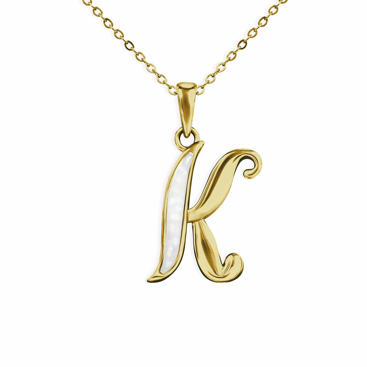 Load image into Gallery viewer, EverWith Alphabet Memorial Ashes Pendant - Letter K