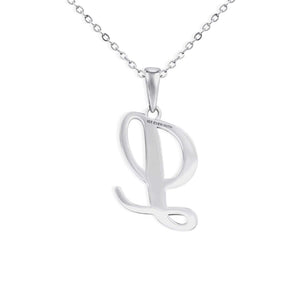 EverWith Alphabet Memorial Ashes Pendant - Letter L