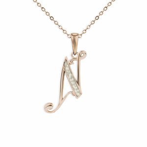 EverWith Alphabet Memorial Ashes Pendant - Letter N