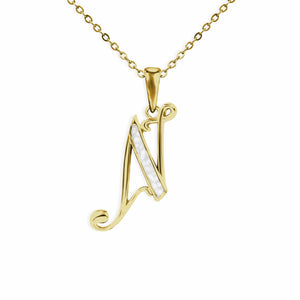 EverWith Alphabet Memorial Ashes Pendant - Letter N