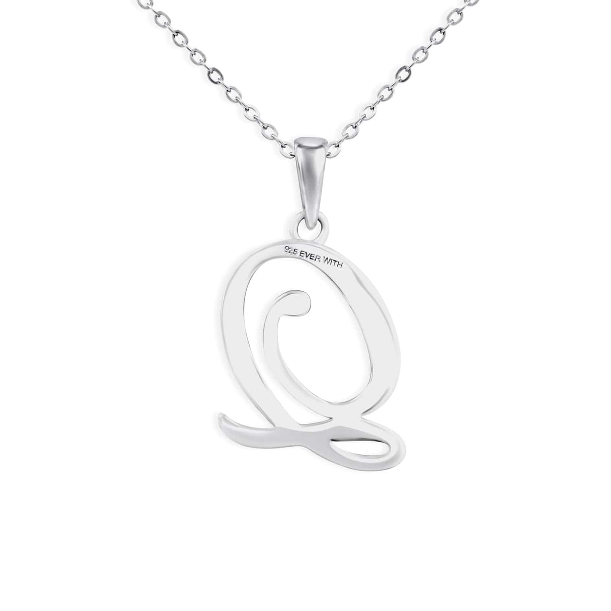 Load image into Gallery viewer, EverWith Alphabet Memorial Ashes Pendant - Letter Q