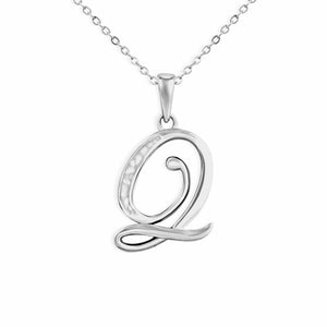 EverWith Alphabet Memorial Ashes Pendant - Letter Q