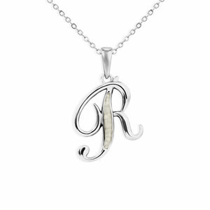 EverWith Alphabet Memorial Ashes Pendant - Letter R