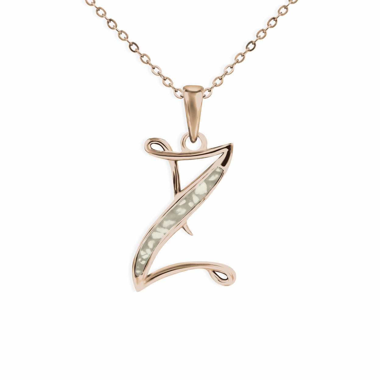 Load image into Gallery viewer, EverWith Alphabet Memorial Ashes Pendant - Letter Z