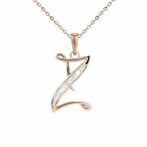 EverWith Alphabet Memorial Ashes Pendant - Letter Z