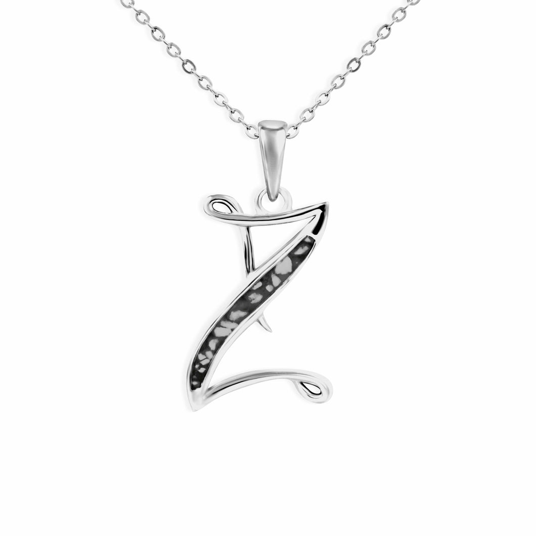 EverWith Alphabet Memorial Ashes Pendant - Letter Z