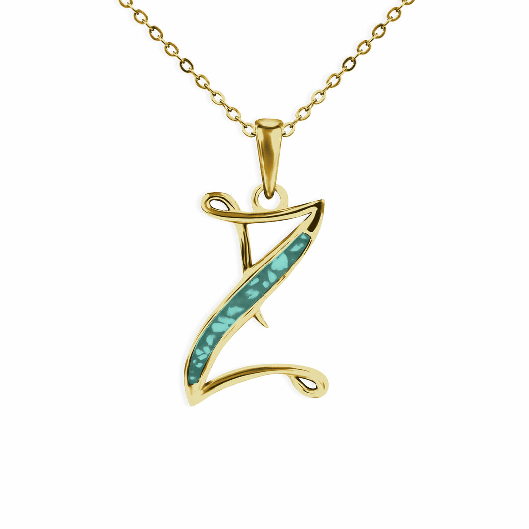 EverWith Alphabet Memorial Ashes Pendant - Letter Z