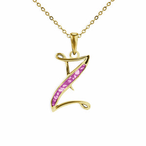 EverWith Alphabet Memorial Ashes Pendant - Letter Z