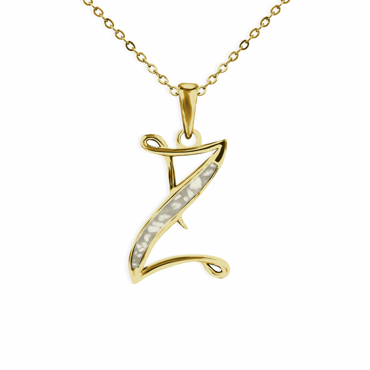 Load image into Gallery viewer, EverWith Alphabet Memorial Ashes Pendant - Letter Z