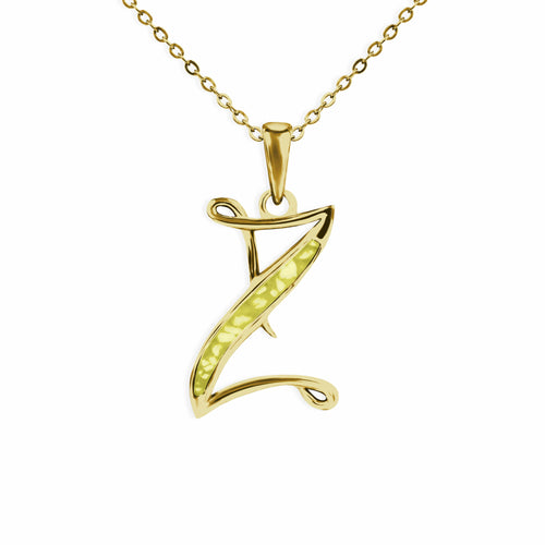 EverWith Alphabet Memorial Ashes Pendant - Letter Z