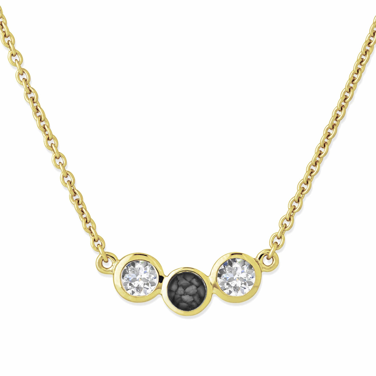 Load image into Gallery viewer, EverWith Ladies Three Of Us Memorial Ashes Necklace