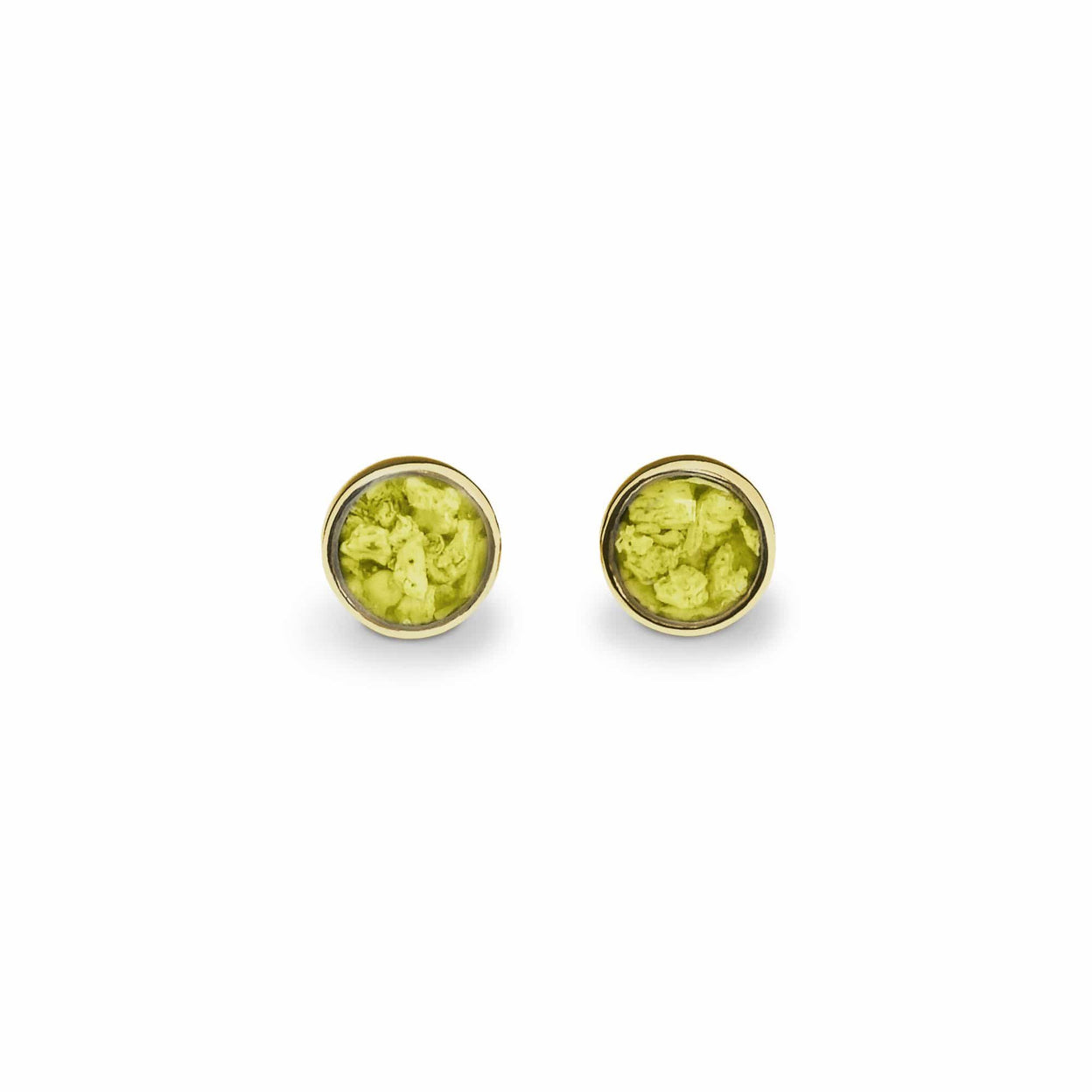 Load image into Gallery viewer, EverWith Ladies Classic Round Memorial Ashes Earrings