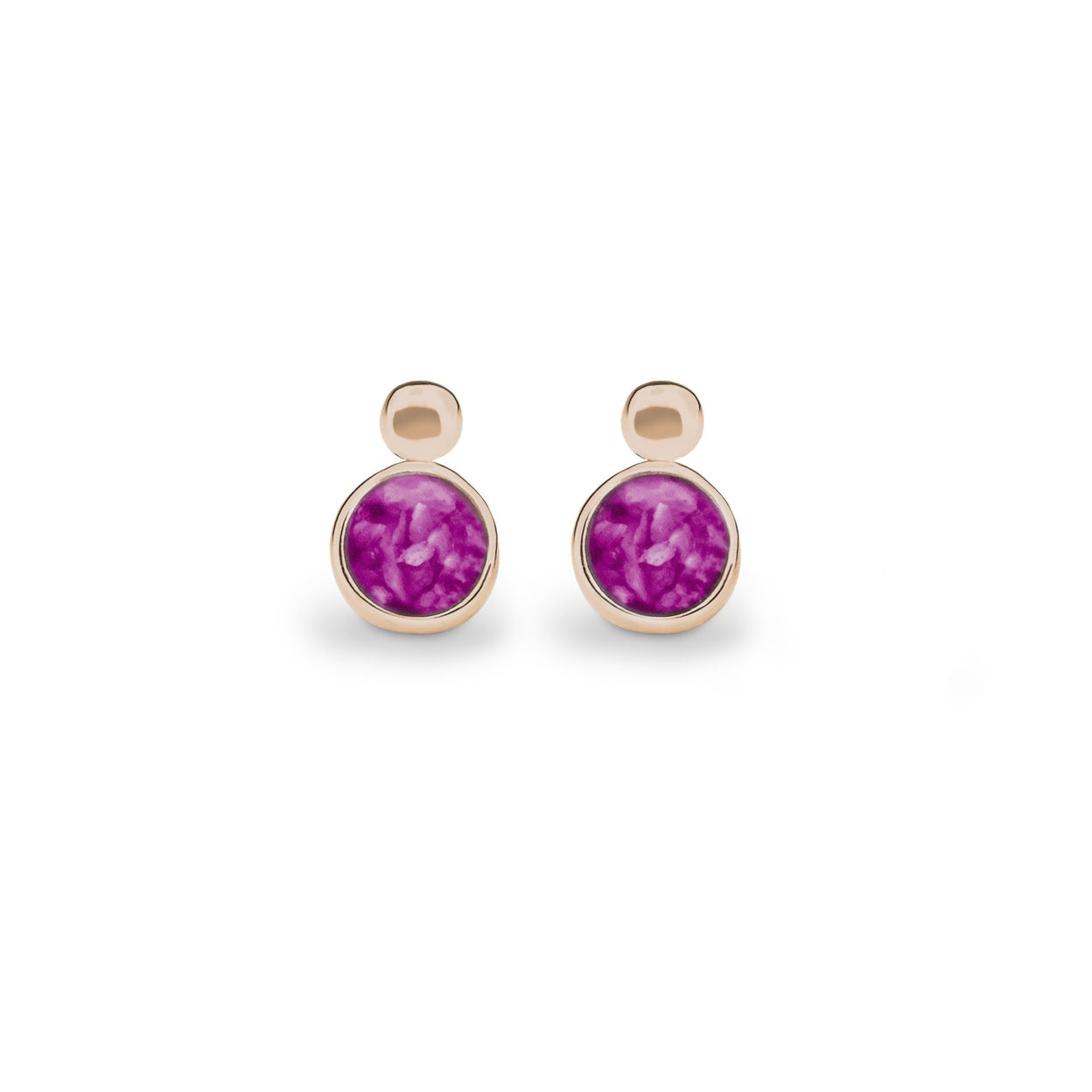 Load image into Gallery viewer, EverWith Delicate Drop Memorial Ashes Earrings