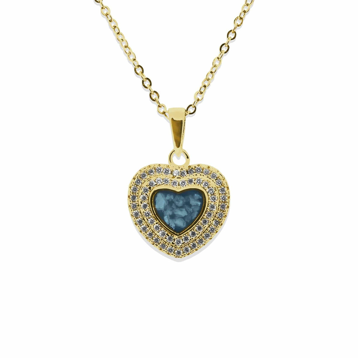 Load image into Gallery viewer, EverWith Ladies Cherish Memorial Ashes Pendant with Fine Crystals