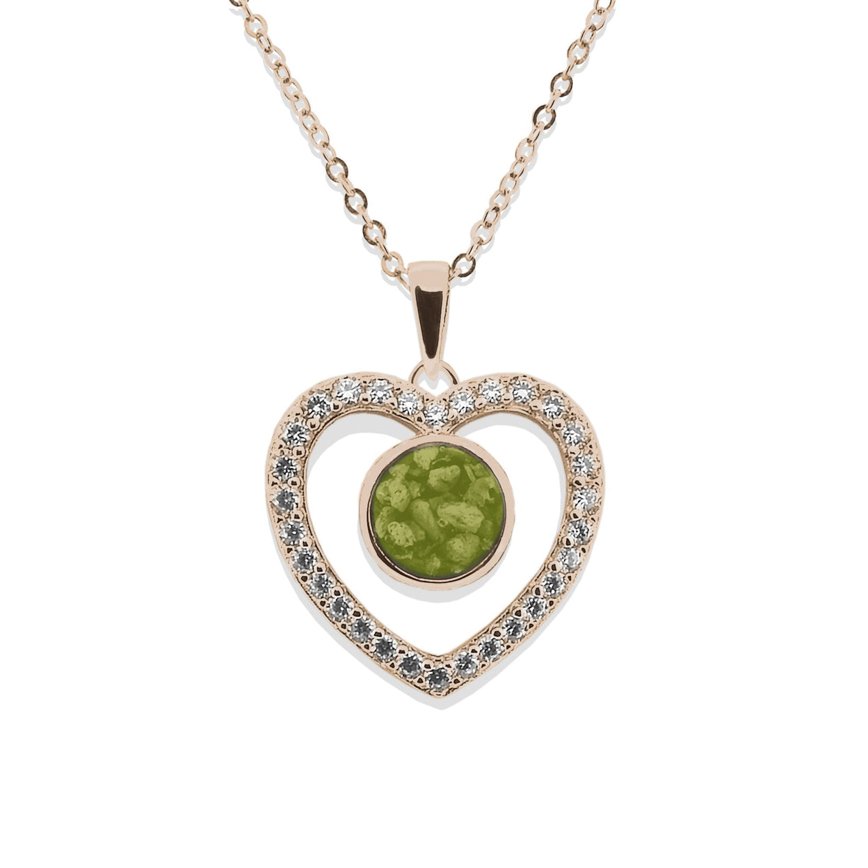 Load image into Gallery viewer, EverWith Ladies Forever Memorial Ashes Pendant with Fine Crystals