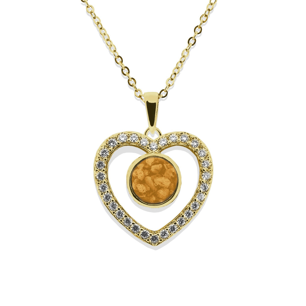 EverWith Ladies Forever Memorial Ashes Pendant with Fine Crystals