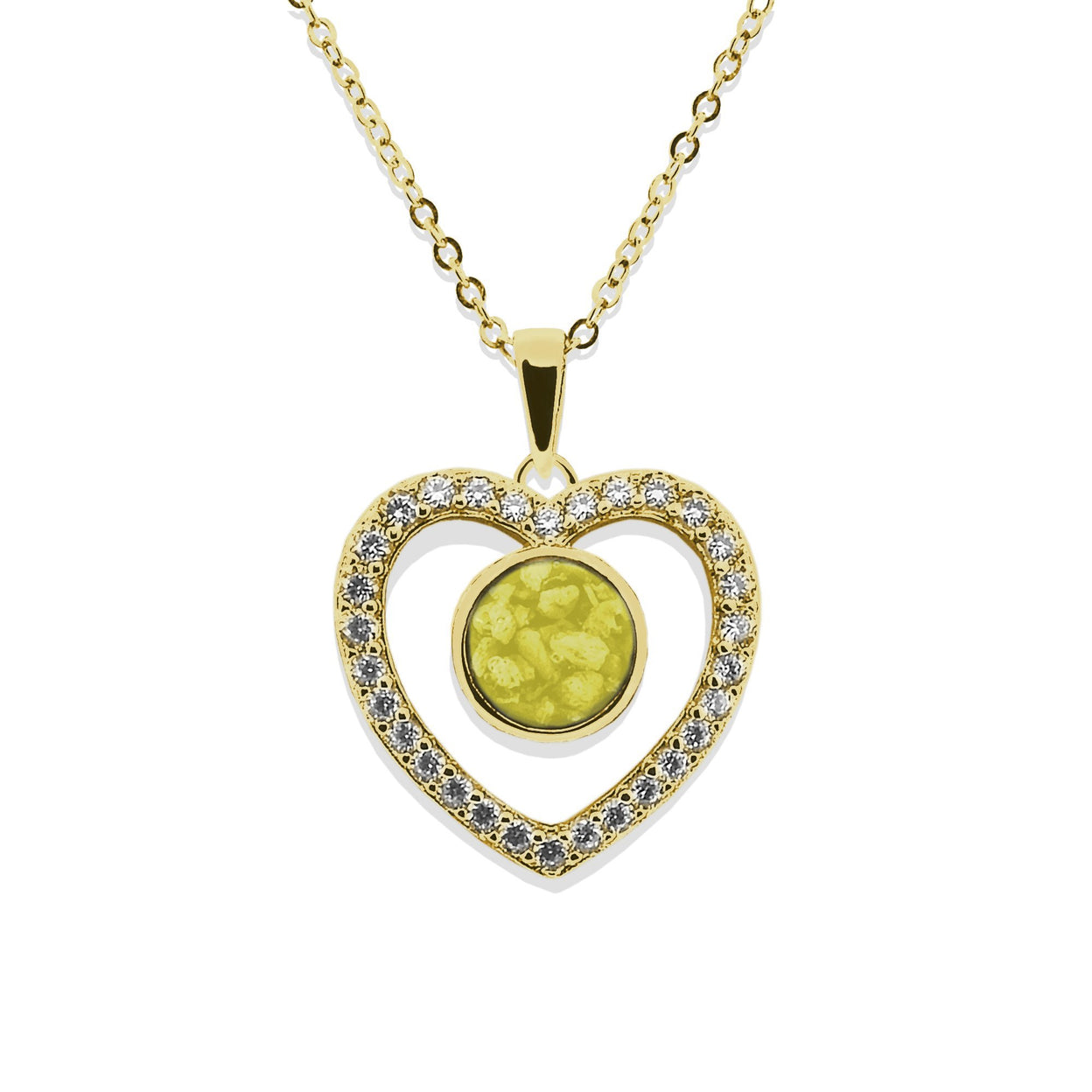 Load image into Gallery viewer, EverWith Ladies Forever Memorial Ashes Pendant with Fine Crystals