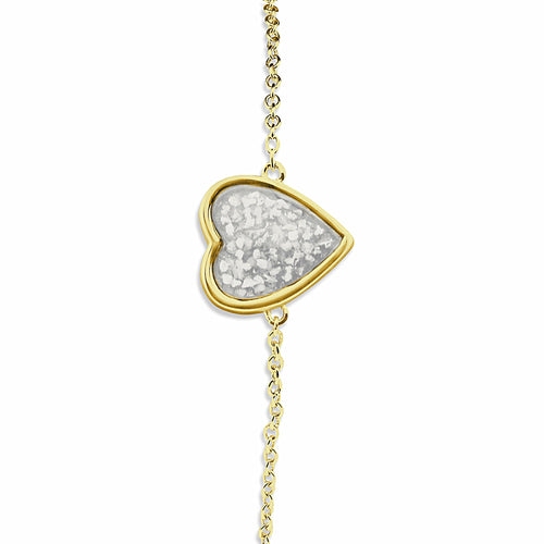 EverWith Ladies Heart Memorial Ashes Bracelet