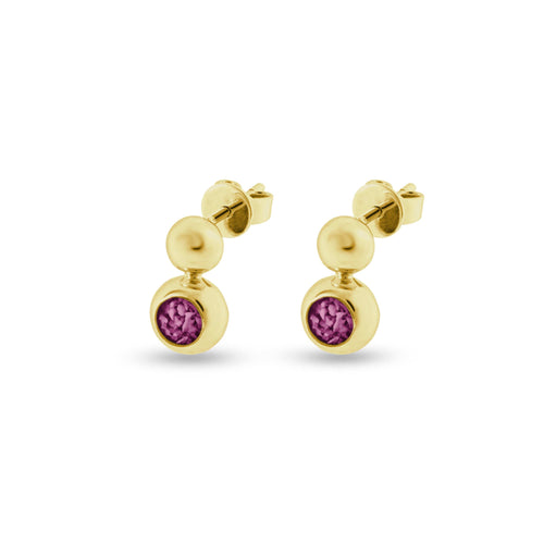 EverWith Ladies Rondure Drop Memorial Ashes Earrings