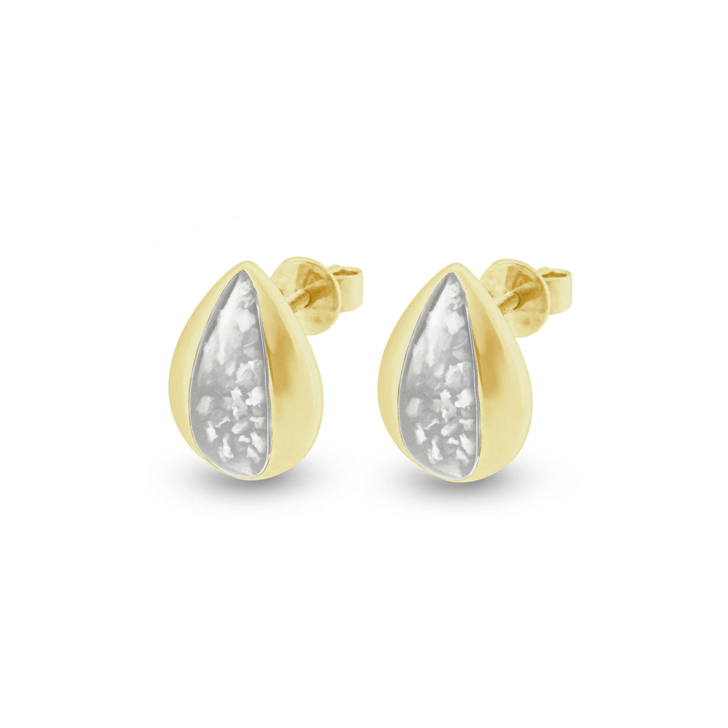 EverWith Ladies Rondure Teardrop Memorial Ashes Earrings