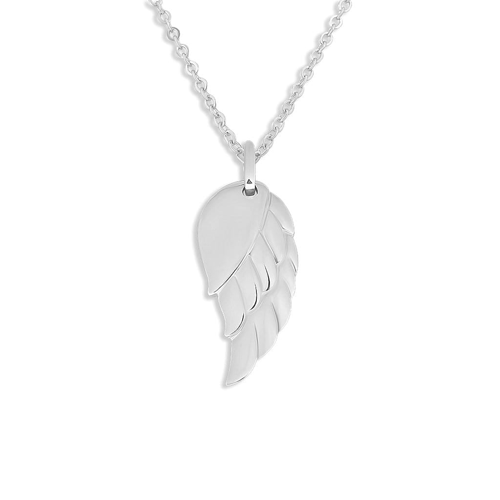 Load image into Gallery viewer, EverWith Engraved Wing Standard Engraving Memorial Pendant