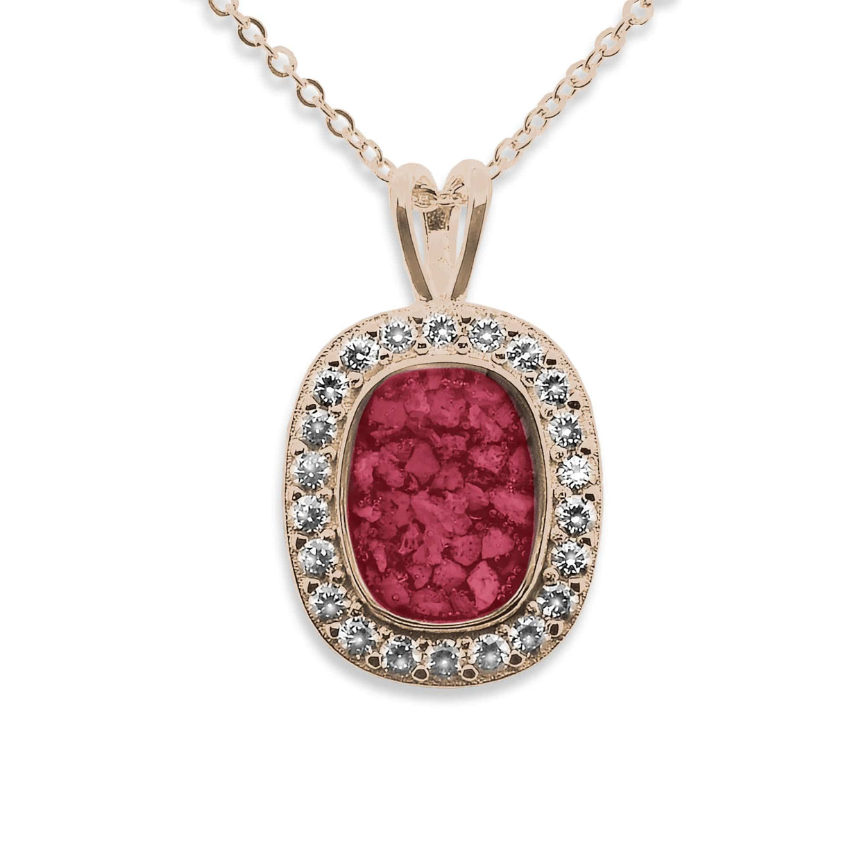 Load image into Gallery viewer, EverWith Ladies Treasure Memorial Ashes Pendant with Fine Crystals