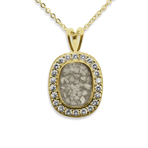 EverWith Ladies Treasure Memorial Ashes Pendant with Fine Crystals