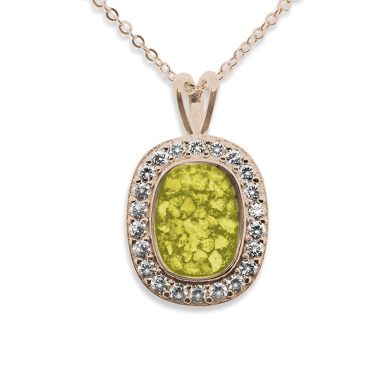 Load image into Gallery viewer, EverWith Ladies Treasure Memorial Ashes Pendant with Fine Crystals