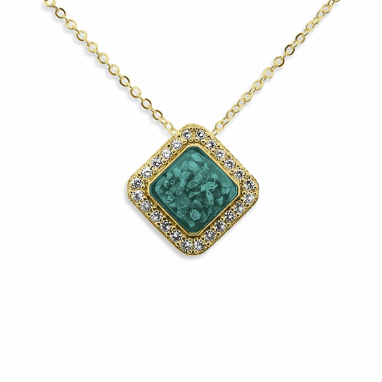 Load image into Gallery viewer, EverWith Ladies Bless Memorial Ashes Pendant with Fine Crystals