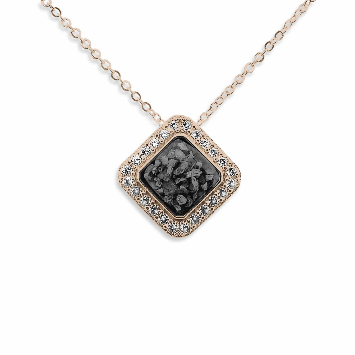 Load image into Gallery viewer, EverWith Ladies Bless Memorial Ashes Pendant with Fine Crystals